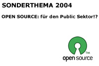 OPEN SOURCE - SONDERTHEMA 2004